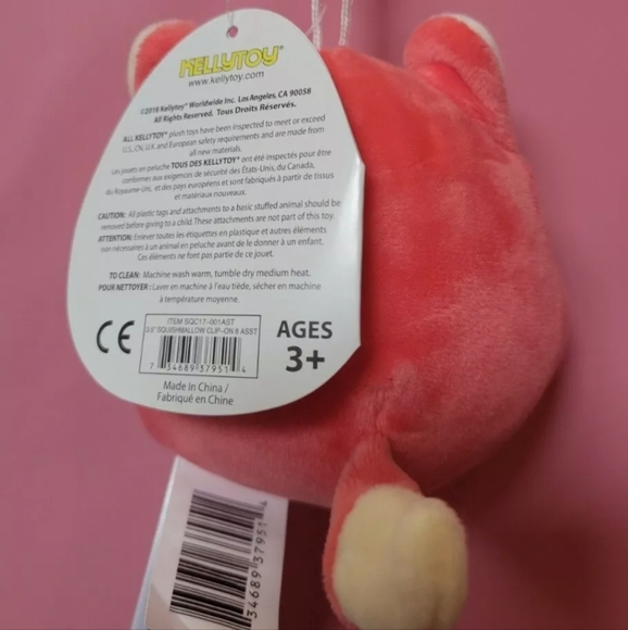 3.5" Fifi the Fox Clip NWT HTF Squishmallow Keychain - Picture 2 of 3